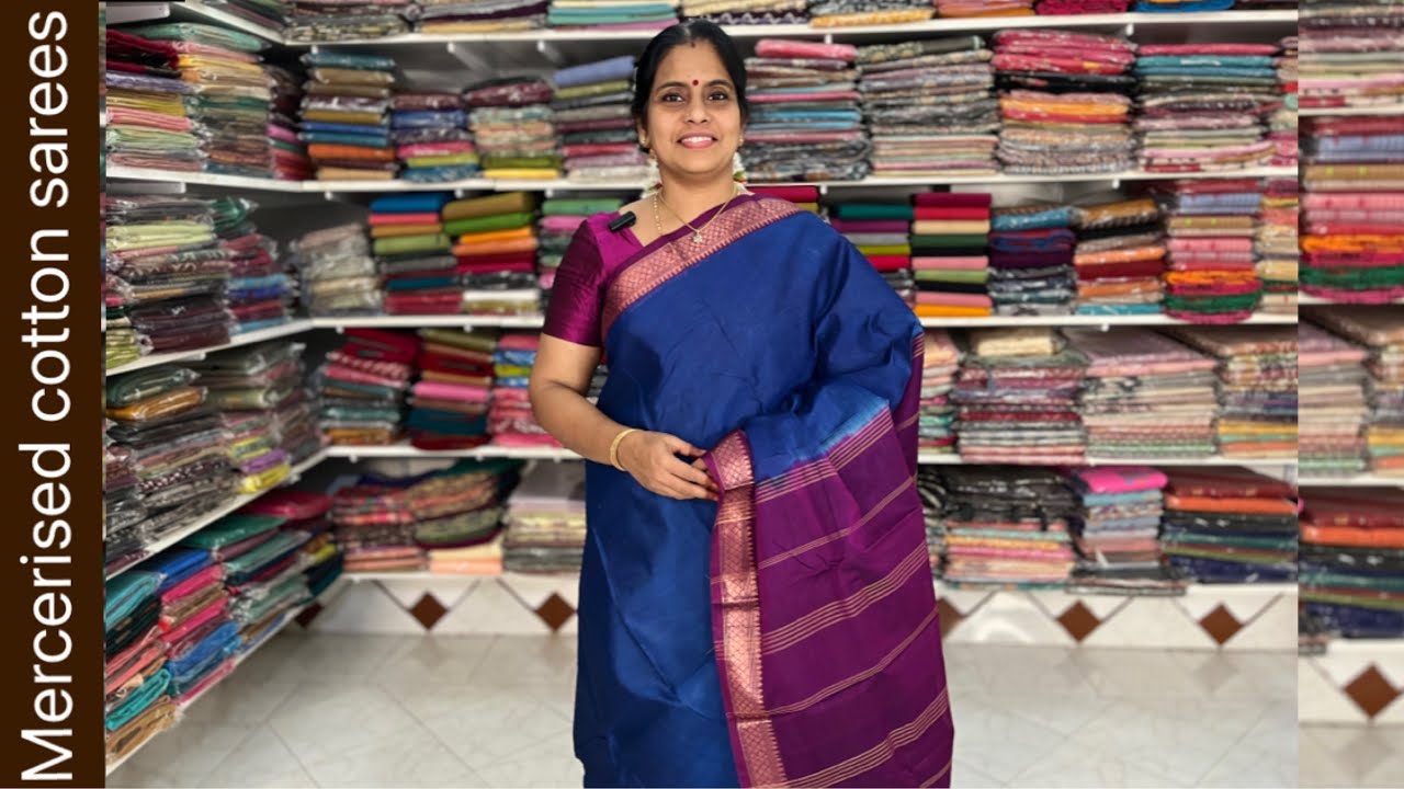 Mercerised cotton sarees| Apavaranam| 17 February 2026 ￼