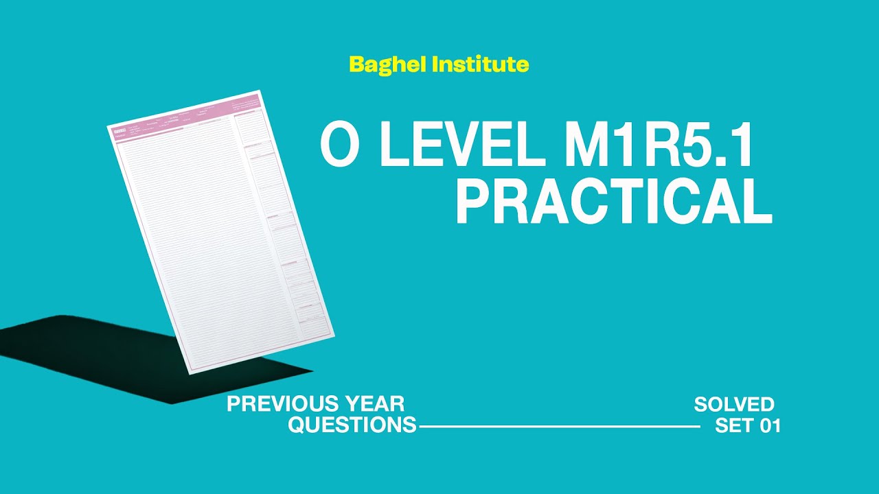 O Level M1 R5.1 Practical Exam Practice 🔥 Live Surprise Class | IT Tools & Network Basics