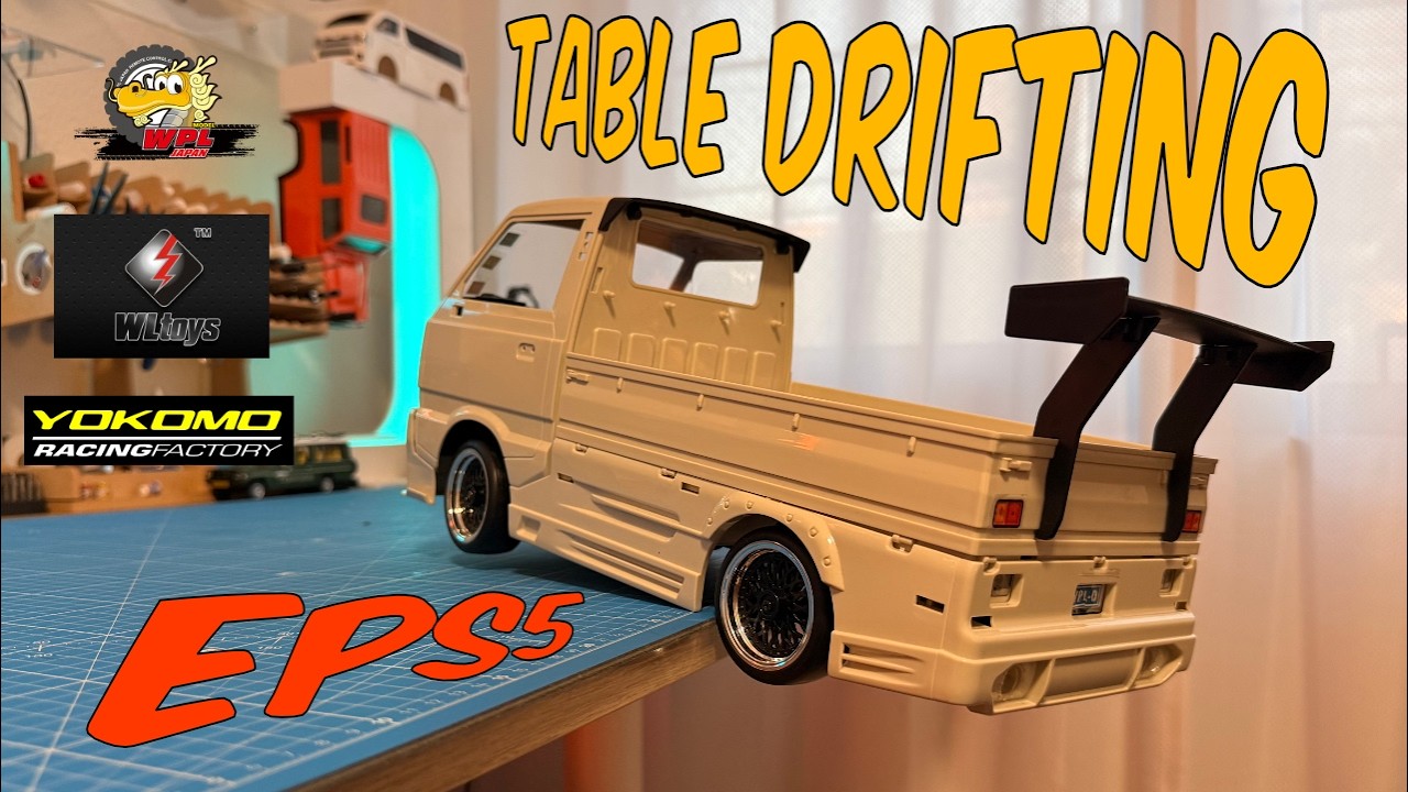 Drifting on the table: Let's make RC cars. Episode 5