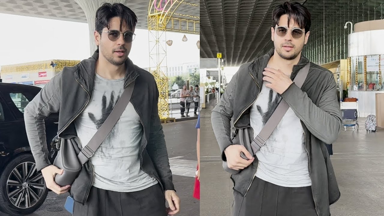 Sidharth Malhotra Spotted At Airport