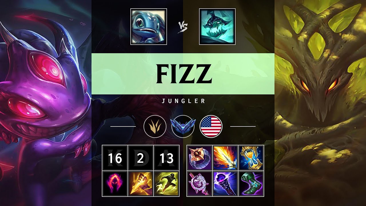 Fizz Jungle vs Hecarim - NA Diamond Patch 25.15