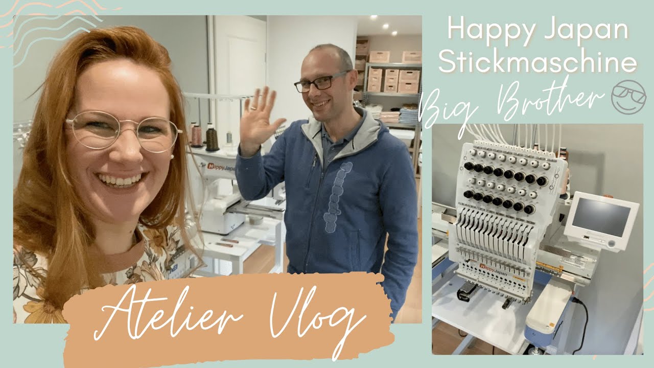 Vlog // Besuch von Michael Marker (Happy Japan Stickmaschinen) // Videos drehen // NEWS!!!