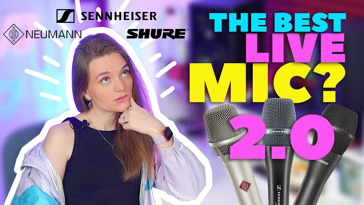 THE BEST LIVE MIC 2.0? Shure KSM9 VS Neumann KMS105 VS Sennheiser E965  | Sound Comparison