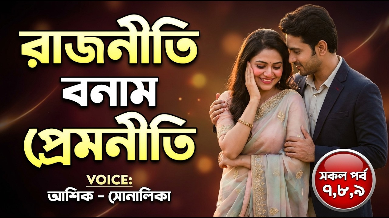 রাজনীতি বনাম প্রেমনীতি | part-7,8,9|Romantic love story | voice:Ashik & Shonalika | Bangla New Golpo