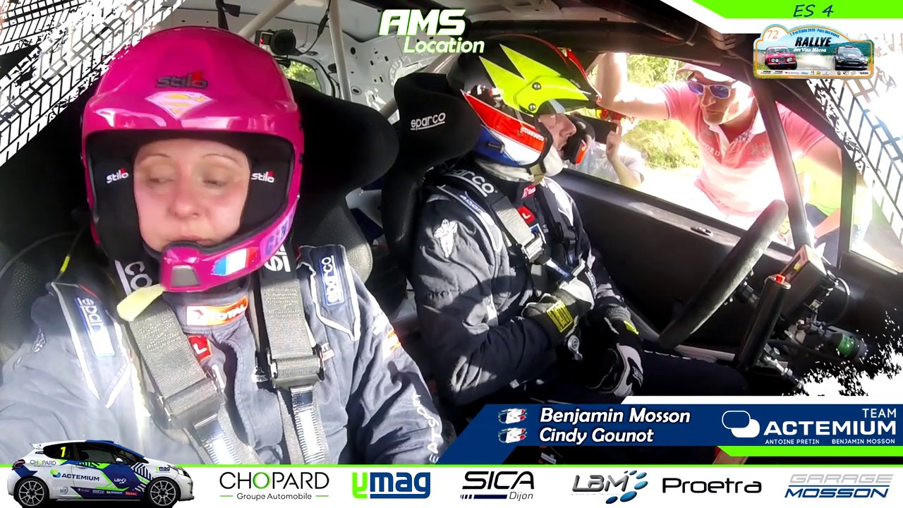 Rallye des Vins de Mâcon 2019 - ES4- Benjamin Mosson Cindy Gounot - 208 R2
