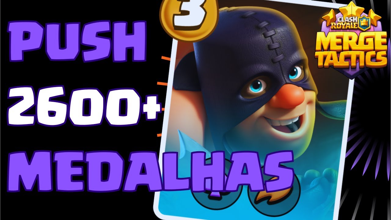 😮 ASSIM QUE É JOGAR ACIMA DAS 2600 MEDALHAS NO COMBINAÇÕES TÁTICAS! - Clash Royale