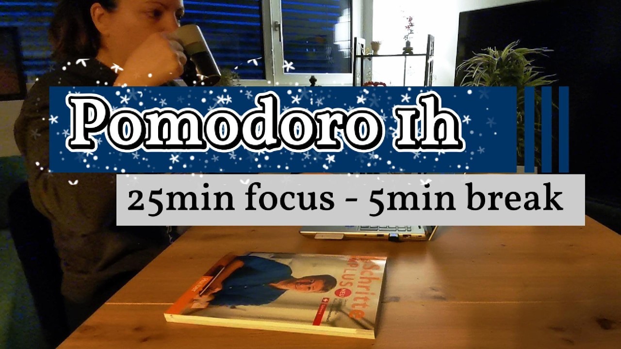 Rainy Day Work With Me ☔ | 1 Hour Pomodoro (25/5) | Cozy Lofi Focus Session