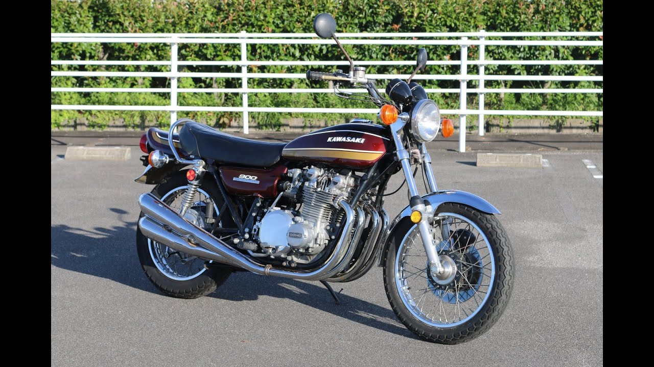 Z1B　900スーパー4　オリジナルコンディション　エンジン始動＆試乗動画　kawasaki　engine　start