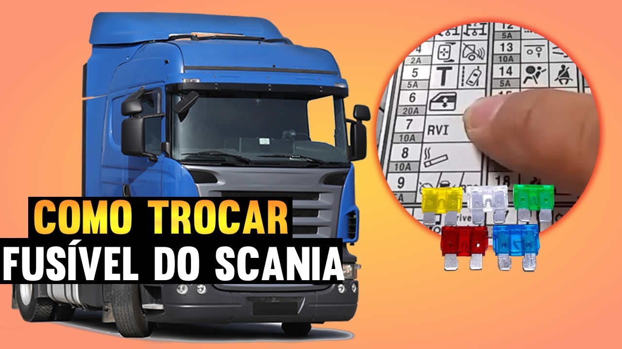 TROCA DE FUSÍVEIS DO SCANIA