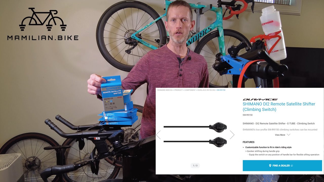 Install Shimano SW-R9150 Satellite Shifter on a Time Trial (TT) or Tri Bike