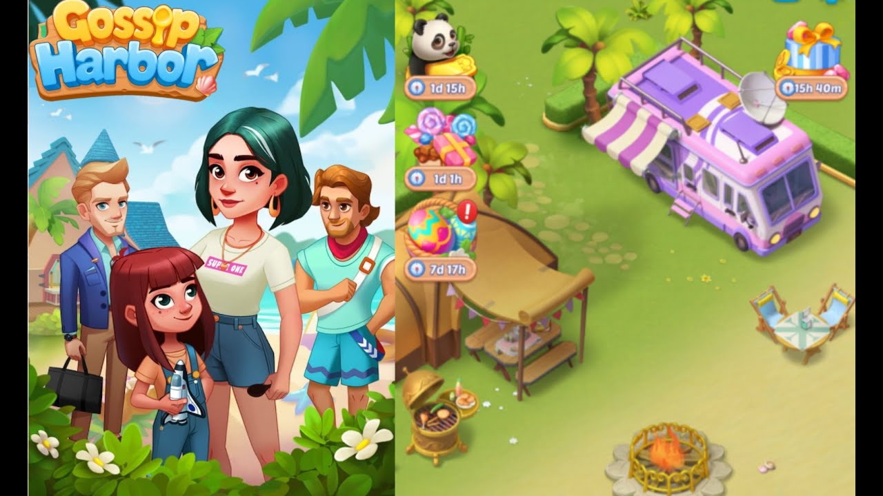 Gossip Harbor : Merge Game /🍰☕️ Day 64 Level 56 Part 64🥖🍞