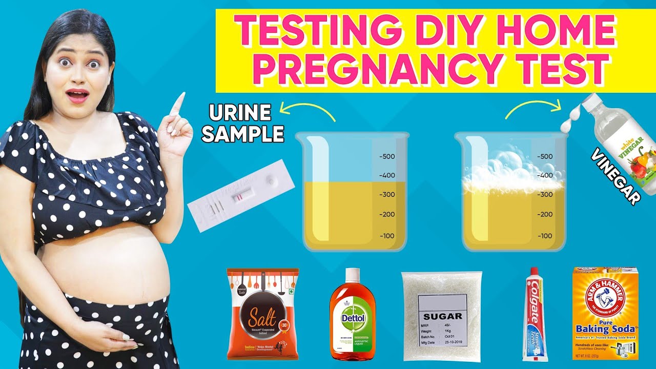 🤰Testing *LIVE* Homemade Pregnancy Test with sugar, salt Diy OMG!😱It's Shocking & Working 👶