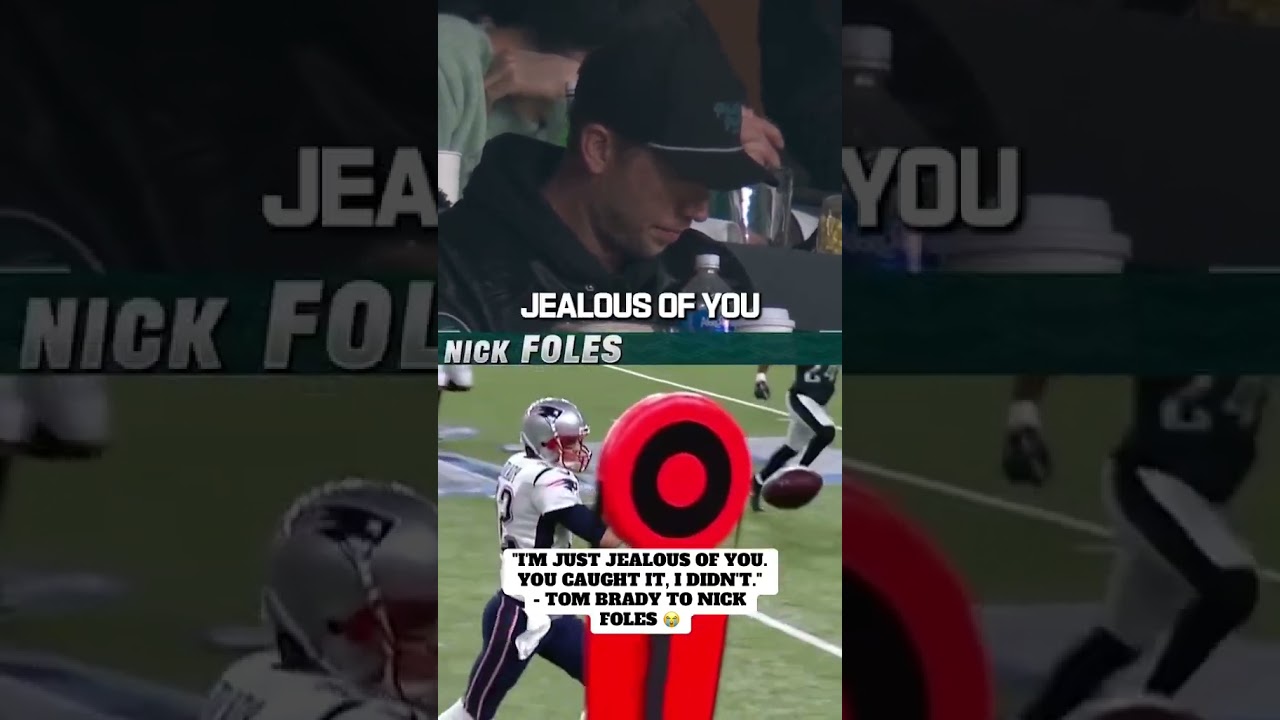 #tombrady will never live this down 😅 #nickfoles #philadelphia #eagles #newengland #patriots #nflpl