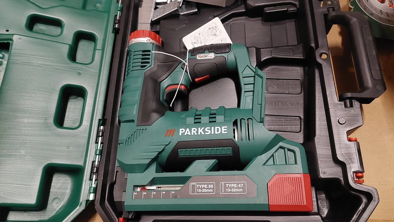 Aku sponkovačka Parkside PAT 20 Li A1