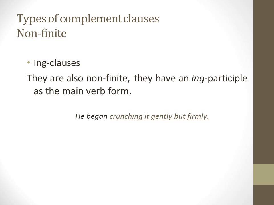 Chap10-Verb complement clauses