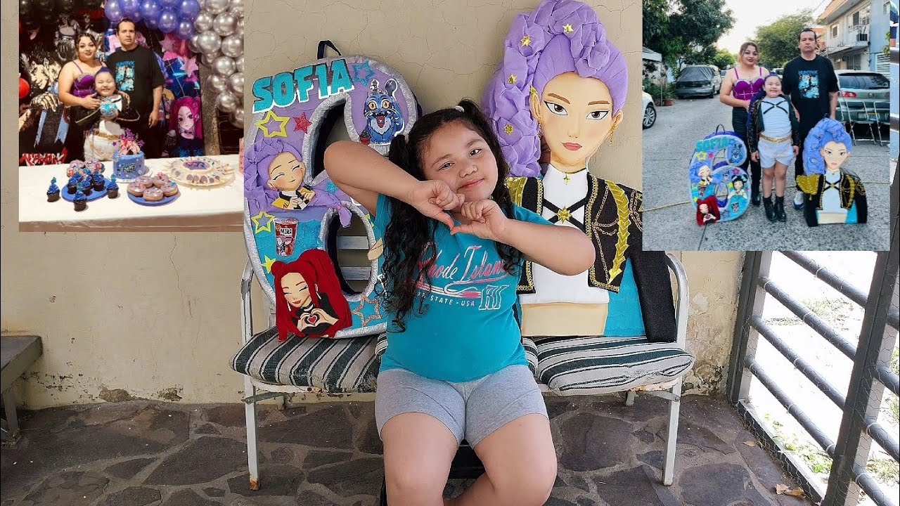 Así llenamos las piñatas de Rumi 🎀💜🫰🏼 | Aventuras Huntrix en familia🫰🏼✨️ #kpop #funny #cute #viral 