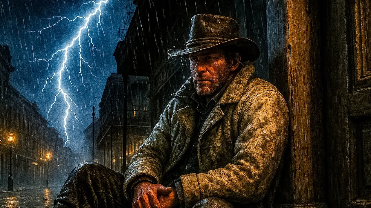 Arthur's Unexpected Shelter in Saint Denis: Finding Refuge from the Storm | RDR2 Rain Sounds ASMR