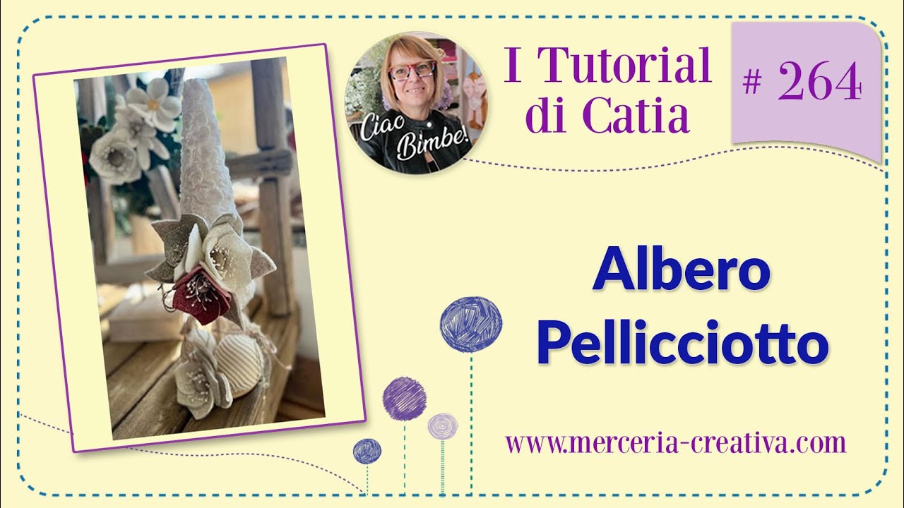 264# ALBERO DI NATALE PELLICCIOTTO FAI DA TE TUTORIAL