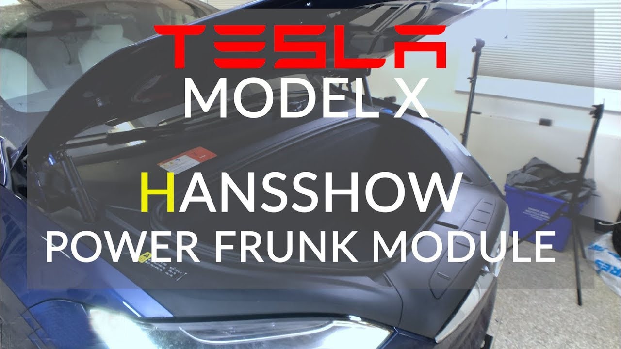 Tesla Model X Power Frunk PRO Installation Instruction