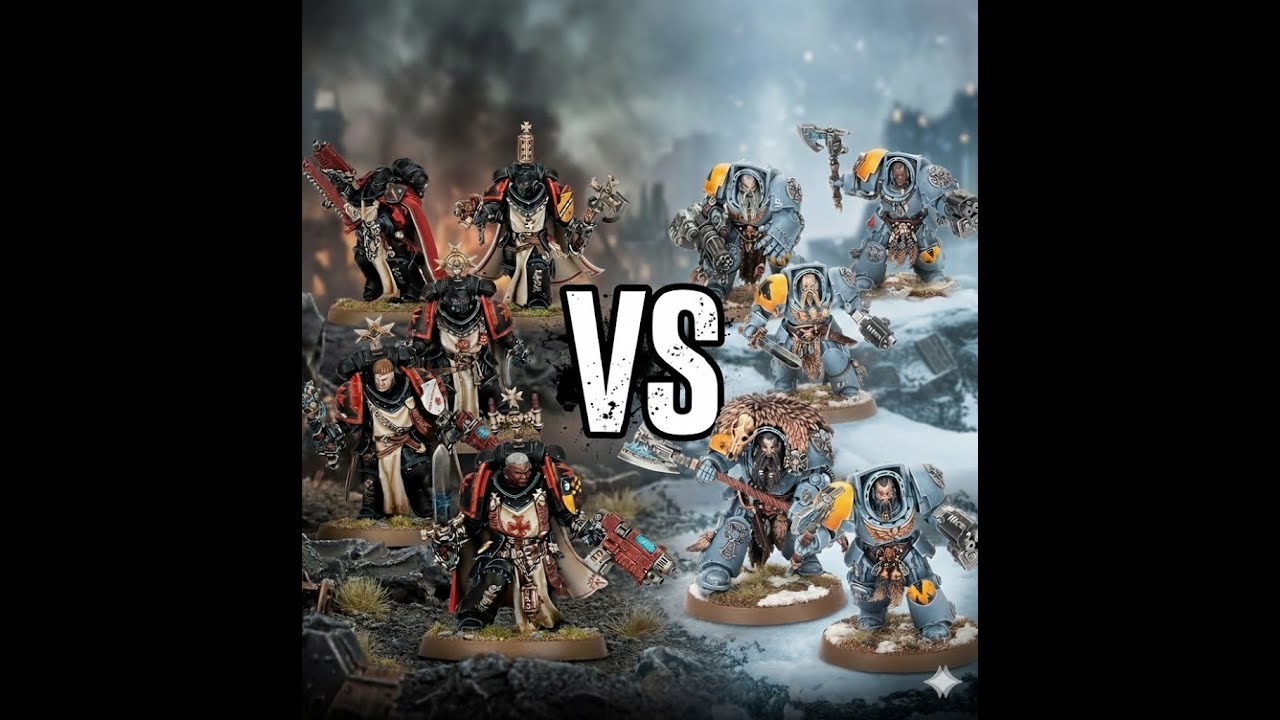 Space Wolves vs Black Templars - Combat Patrol Battle Report