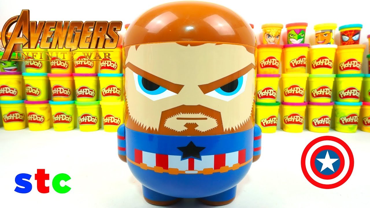 Canchipop Sorpresa Capitan America - Canchipop Coleccionable de la Pelicula Avengers Infinity War