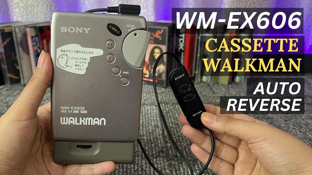 Sony WM-EX606 Walkman | Cassette Player | Auto Reverse, EX DBB, BL Skip & More