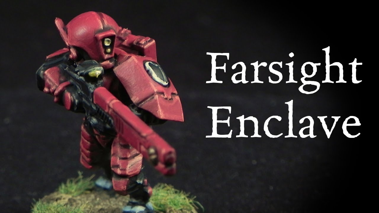 How to paint Tau Farsight Enclaves Fire Warrior