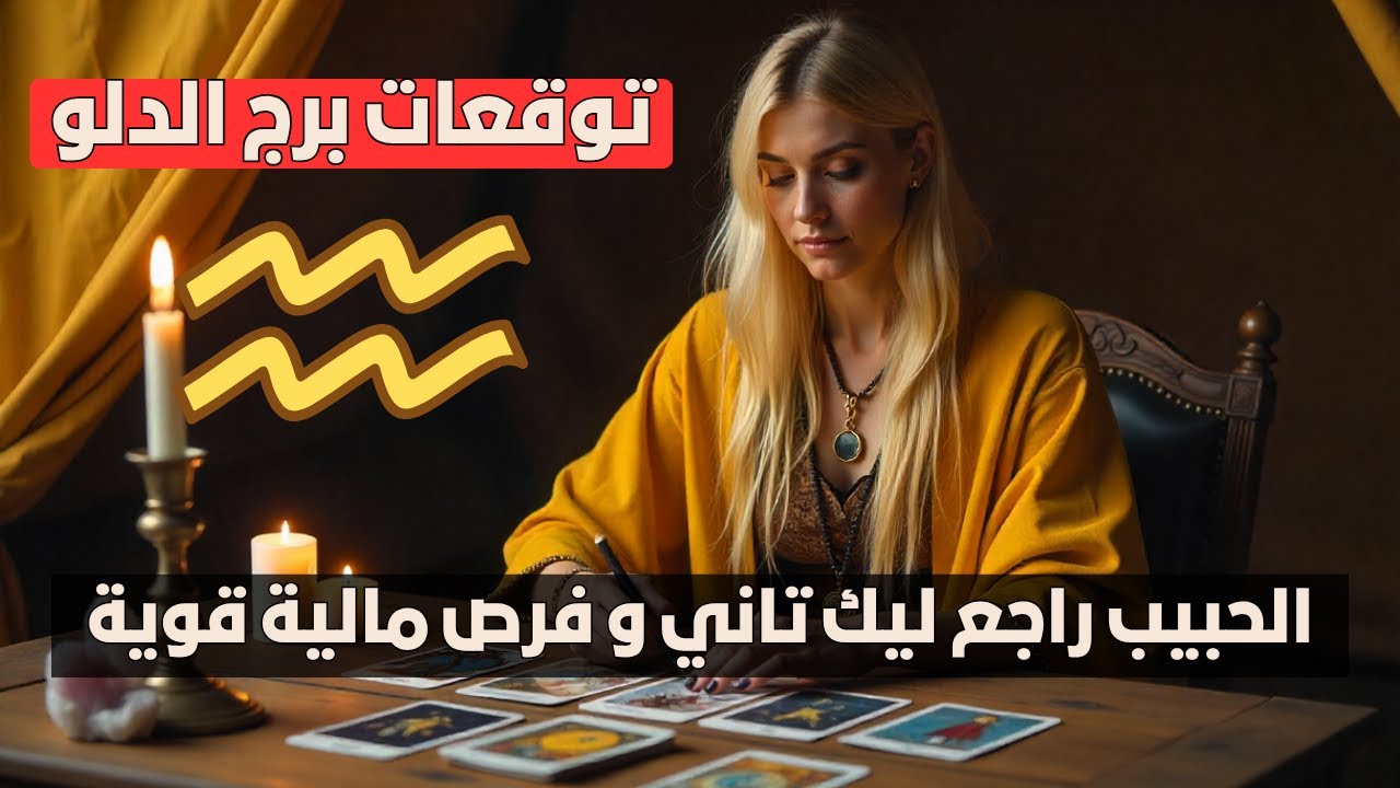 توقعات برج الدلو ♒️ رجوع الحبيب بعد غياب 💌 وطاقة سلبية تسيطر عليك ⚡ وتحذير من العلاقات السامة 🚫