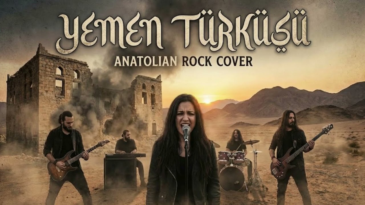 Anatolian Rock Cover - Havada Bulut Yok (Yemen Türküsü) Sözleri ile - Lyrics  | Zifiri