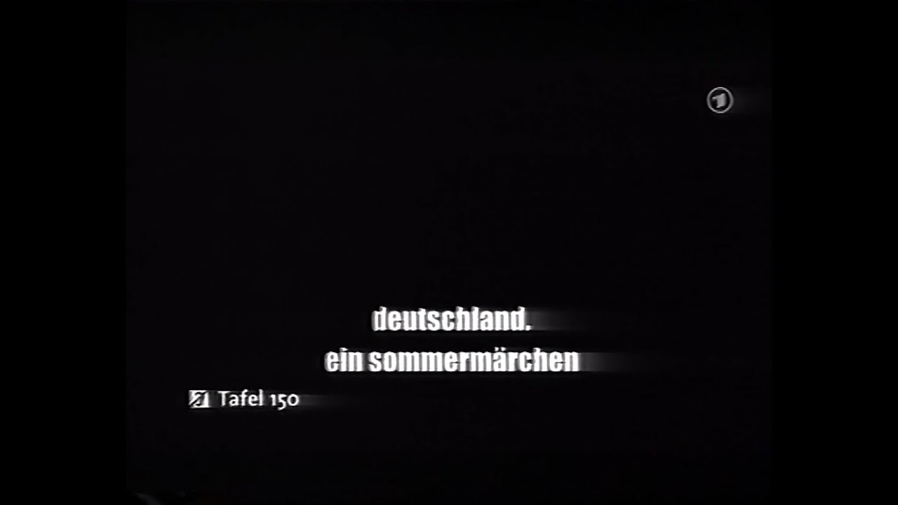 ARD - Deutschland, Ein Sommermärchen mit Tagesschau 06.12.2006 - Fußball Europameisterschaft 2006