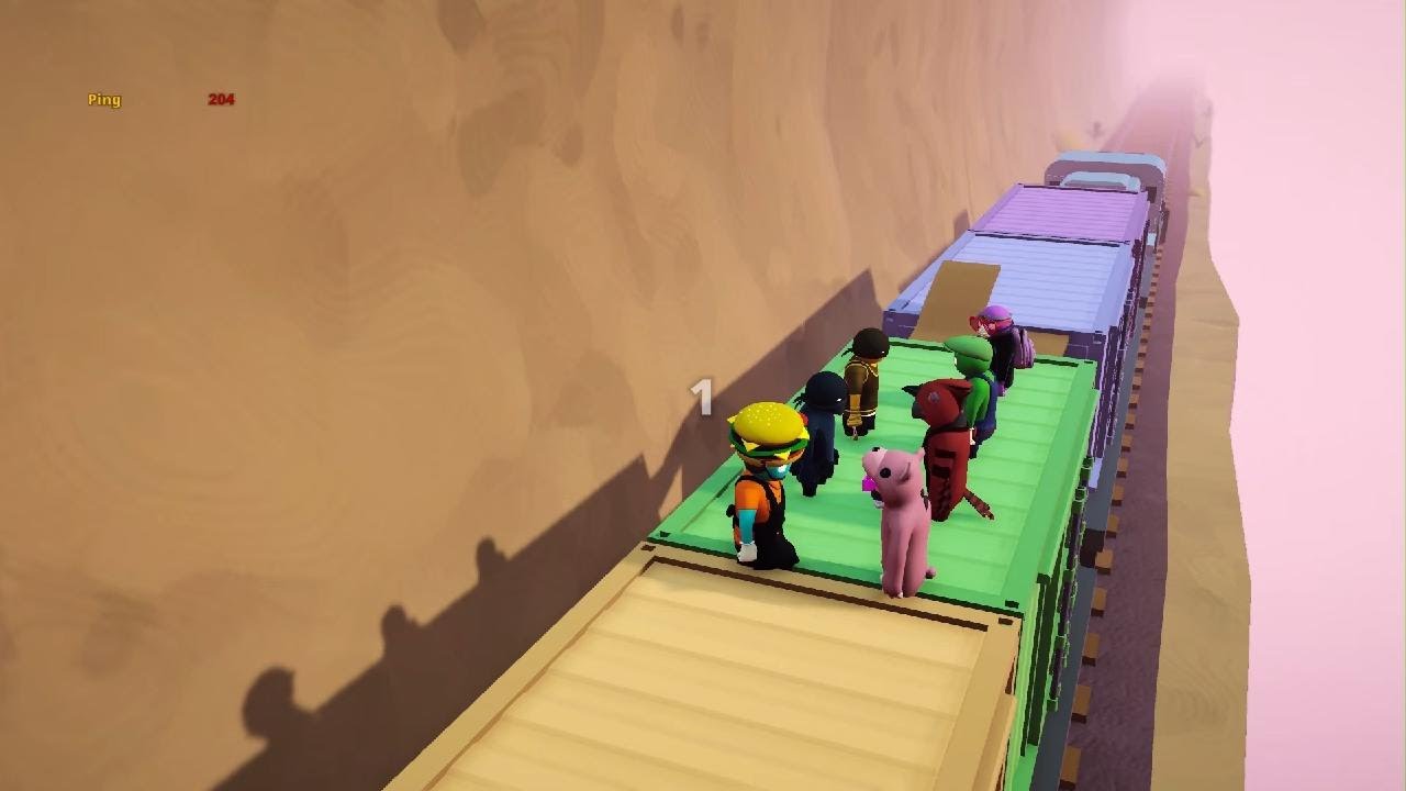Playing gang beast