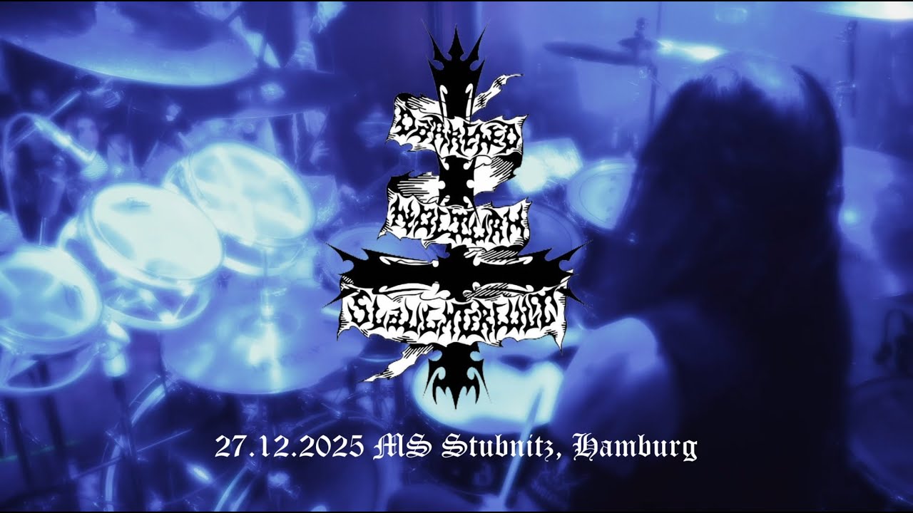 Darkened Nocturn Slaughtercult - 27.12.2025 MS Stubnitz (Drum Cam Toni Merkel)