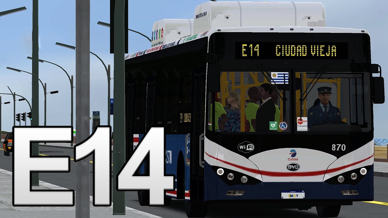 【 OMSI 2 】— Linea E14 - CUTCSA | Mapa Montevideo Ficticio v3.1