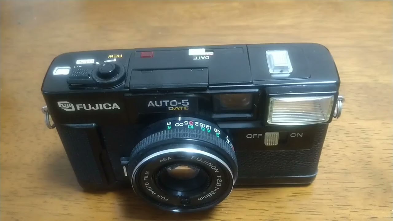 ジャンク品として売っていたFUJICA AUTO5 DATEを試してみました！