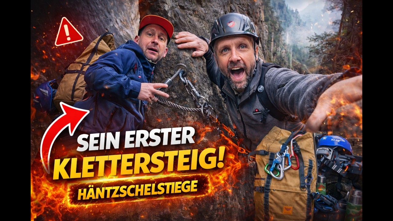 Klettersteig Anfänger vs. Häntzschelstiege | Das wird schon nicht so schlimm… 🧗🪜😬