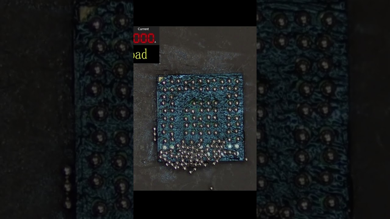 Reball BGA without stencil