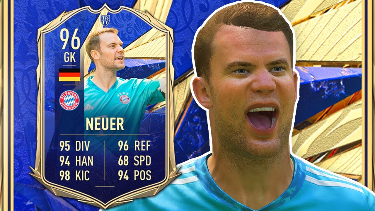 96 TOTY NEUER REVIEW! FIFA 21 TEAM OF THE YEAR NEUER PLAYER REVIEW