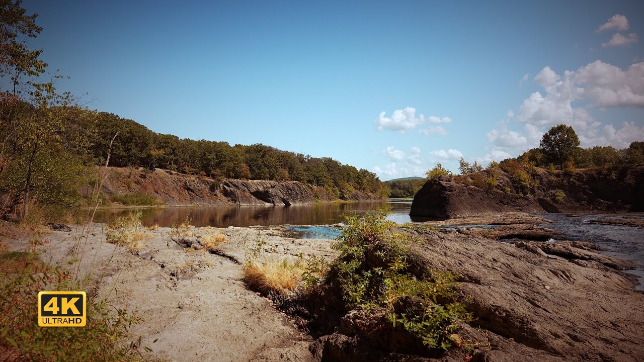 10 Minute Stress Relief Nature Video | Running Water | Peebles Island