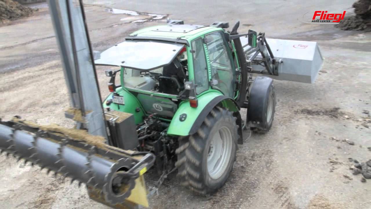 Fräs-Walze mit Hubgeruest - Fliegl Agro-Center