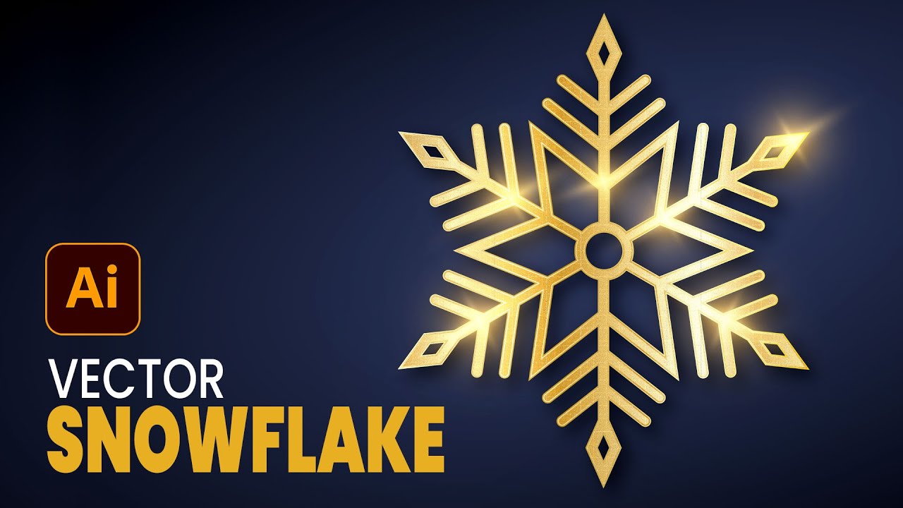 Comment créer un flocon de neige bien stylé dans Illustrator