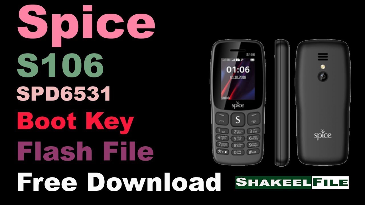 Spice S106 Boot Key | how to Spice S106 Flash File | Shakeel File