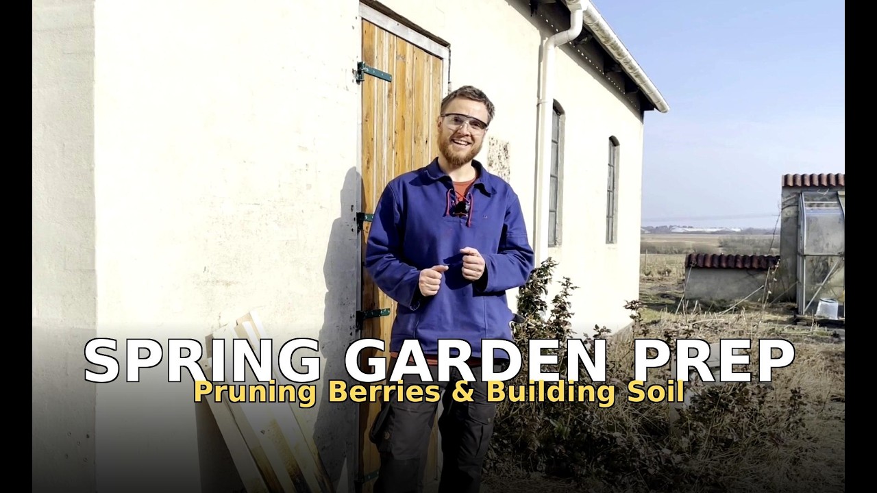 Preparing the Garden for Spring: Pruning Berries & Building Soil