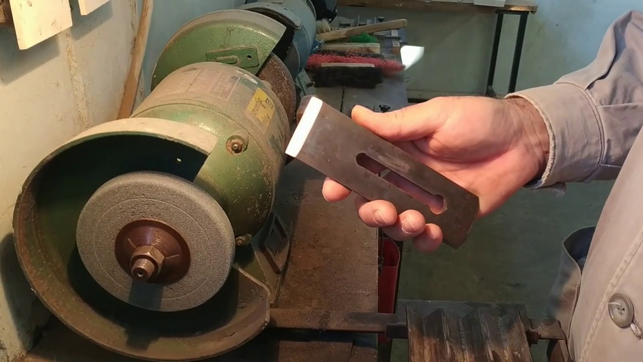 Afilado de cuchilla de cepillo