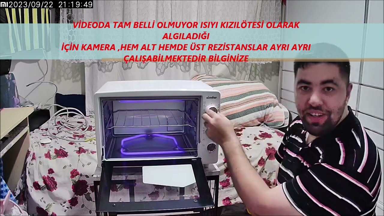 SİMFER M3420 MİNİ FIRININ KUTU AÇILIŞ VE ÖN KULLANICI DENEYİMİ  MUTFAKLARIN VAZGEÇİLMEZ ÜRÜNÜ MİDİ F