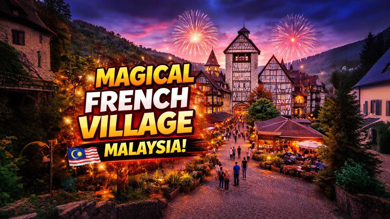 The hidden gem in Malaysia | the French village | full Solo Vlog | Travel guide for Tourists
