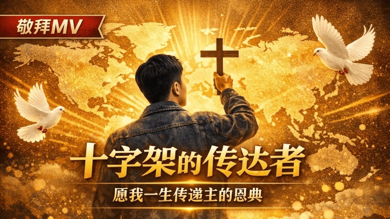 敬拜MV：十字架的传达者｜愿我一生传递主恩典｜南泽西基督闽恩教会