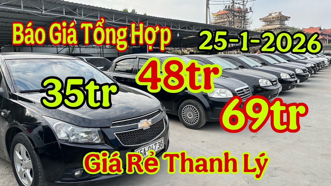 Báo Giá 25-1-2026 …Hàng Tuyển chọn ..giá rẻ 35tr…48tr…69tr…Đức Lợi ô tô:0965892335