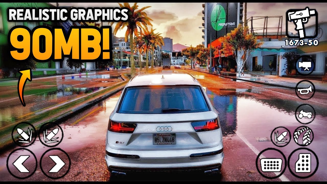 [90MB] GTA San Andreas Realistic Graphics Mod For Android | Modding Master