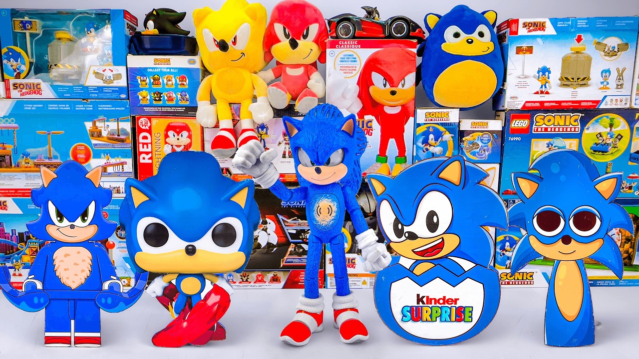 Unboxing Sonic The Hedgehog Toys Collection ASMR | Sonic Mystery Box Edition Collection