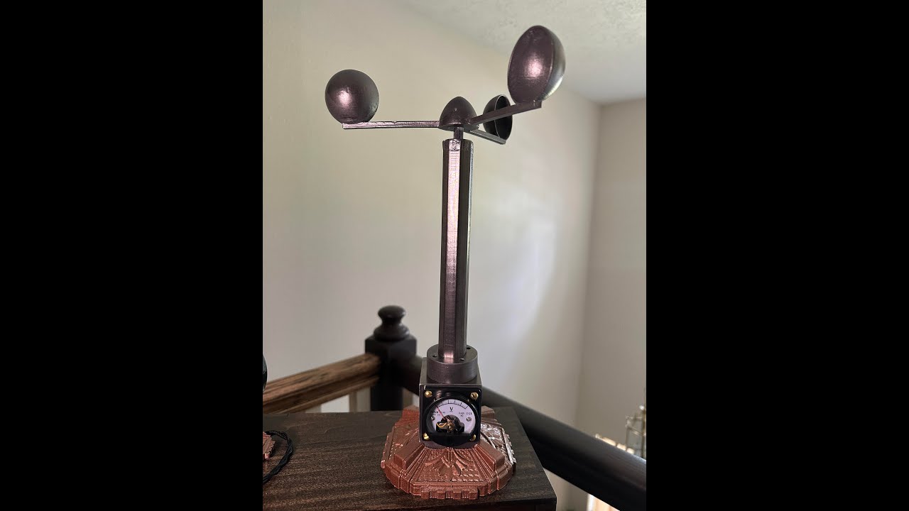 Building a prop anemometer and sling psychrometer for ASMR video (no talking, ambient sounds)